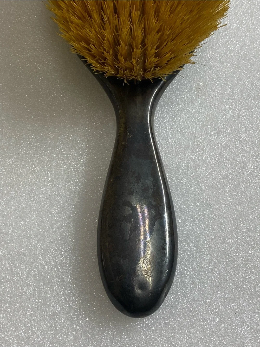 Antique TIFFANY & Co Sterling Silver Hair Brush 19th Century Monogram: HCF VON